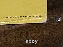 1947 Original Cocacola Take Some Home Cardboard Easel Sign Great Condition