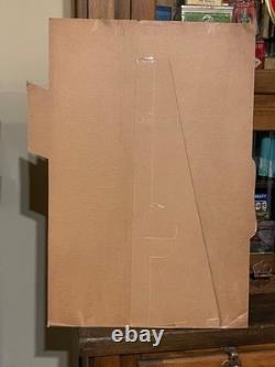 1947 Original Cocacola Take Some Home Cardboard Easel Sign Great Condition