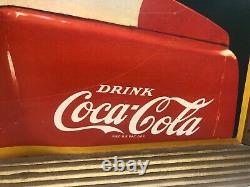 1948 Coca Cola Cardboard with original Coca Cola frame