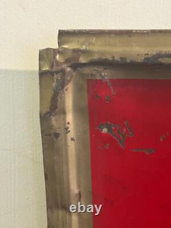 1948 Coca Cola Sign Painted Metal Vertical RS Co. Have A Coke