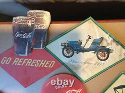 1950S Coca Cola Advertising Antique Cars Festoon Coke Advertising Vintage