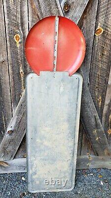 1950 Coca Cola Pilaster Sign With Button. 54inx16in. Painted Metal. Original