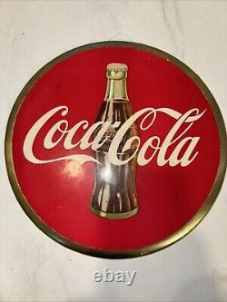 1950's 9 Coca Cola Button Sign Philadelphia Badge J Paul Cobb Agent Atlanta Ga