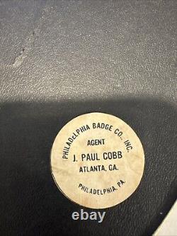 1950's 9 Coca Cola Button Sign Philadelphia Badge J Paul Cobb Agent Atlanta Ga