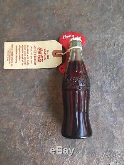 1950's COKE COCA COLA SODA BOTTLE DOOR PULL PUSH HANDLE MINT NOS CONDITION