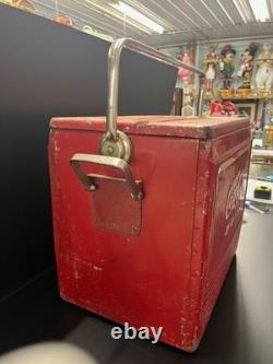 1950's Coca-Cola Cooler 17.5 wide, 16 in high, 13 in deep