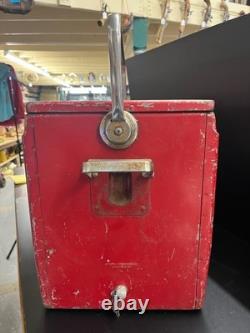 1950's Coca-Cola Cooler 17.5 wide, 16 in high, 13 in deep