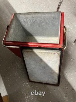 1950's Coca-Cola Cooler 17.5 wide, 16 in high, 13 in deep