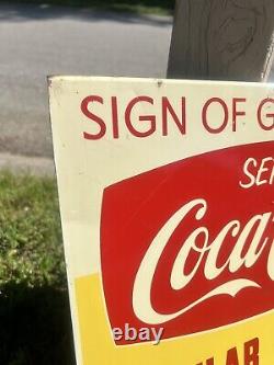 1950's Coca Cola King Size Sign