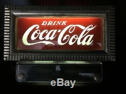 1950's Coca Cola Light Up Counter Sign Display
