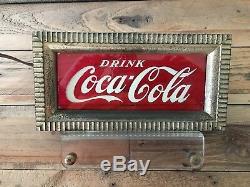1950's Coca Cola Light Up Counter Sign Display