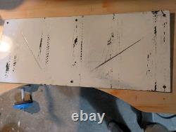 1950's Original COCA COLA FOUNTAIN SERVICE Soda PORCELAIN ADVERTISING Sign