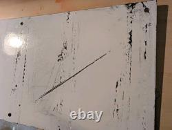 1950's Original COCA COLA FOUNTAIN SERVICE Soda PORCELAIN ADVERTISING Sign