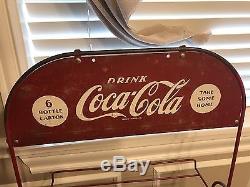 1950's Vintage Coca-Cola 6 Pack Carton Display Rack
