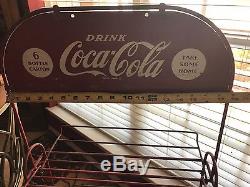 1950's Vintage Coca-Cola 6 Pack Carton Display Rack