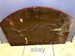 1950's Vintage Coca Cola Hand Painted Sign, 3D Coke Bottle, Unique Find, V-Rare