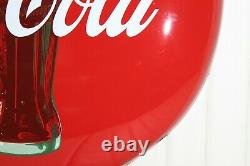 1950's Vintage Coca-Cola Soda Advertising Porcelain Round Button 24