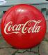 1950s 36 Drink COCA COLA BUTTON Sign AM SIGN CO