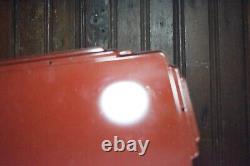 1950s COME IN FOR COCA COLA IN BOTTLES ART DECO EMBOSSED PAINTED METAL DOOR SIGN