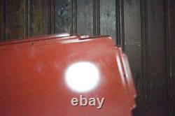 1950s COME IN FOR COCA COLA IN BOTTLES ART DECO EMBOSSED PAINTED METAL DOOR SIGN