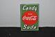 1950s Coca-Cola Candy Soda Porcelain Advertising Sign
