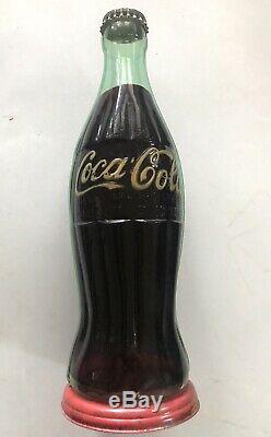 1950s Coca Cola Coke PLASTIC DISPLAY BOTTLE (Original)