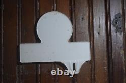1950s DRINK COCA COLA IN BOTTLES PAINTED METAL TOPPER SIGN PLEASE DRIVE SAFELY