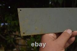 1950s DRINK LIME COLA SODA POP DEALER PAINTED METAL SIGN COUNTRY STORE COKE RUST