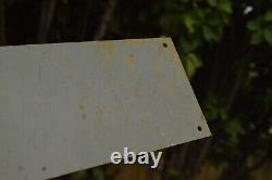 1950s DRINK LIME COLA SODA POP DEALER PAINTED METAL SIGN COUNTRY STORE COKE RUST
