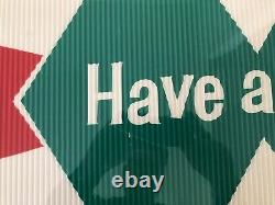 1950s, Vintage, Original, Large Coke Corrugated Cardboard Banner Sign, Ex/Ex+