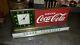 1950s coca cola fountain lunch counter clock light up sign coke
