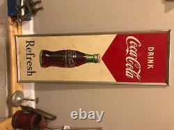 1951 Coca Cola bottle sign mint condition