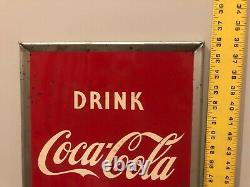 1951 Coca Cola bottle sign mint condition