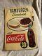 1951 Hamburger Coca Cola Advertising Sign