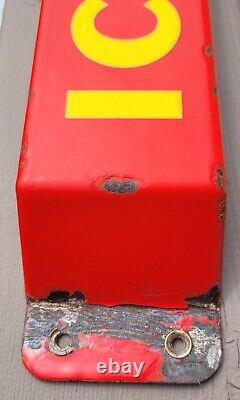 1952 Canadian Coca-Cola porcelain door push pushbar sign Coke FREE SHIPPING