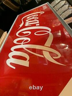 1953 Coca-Cola COKE 54 Tin Embossed Advertising Sign Watch Video