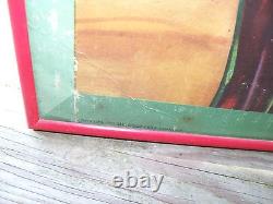 1953 Coca Cola Coke Cardboard Sign Easy Hospitality Framed Under Glass