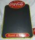 1955 Vintage Canada Coca Cola Soda Metal Chalk Menu Board Sign Non Porcelain USA