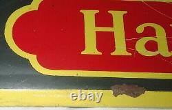 1955 Vintage Canada Coca Cola Soda Metal Chalk Menu Board Sign Non Porcelain USA