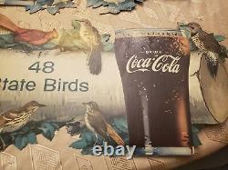 1956 Coca Cola Advertising Sign 48 State Birds