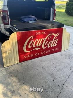 1957 Coca Cola Metal Sign