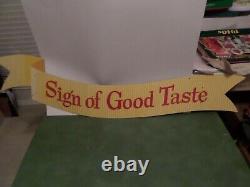 1957 Coca Cola Sign Of Good Shape Yellow Ribbon (large)