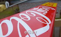 1959 French-Canadian Coca-Cola porcelain door push pushbar sign Coke FREE SHIP