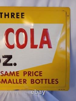 1959 Lotta Cola 16oz Embossed Metal Sign