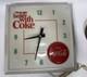 1960's Coca Cola Lighted Electric Wall Clock Sign Things Go Better With Coke C16