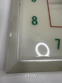 1960's Coca Cola Lighted Electric Wall Clock Sign Things Go Better With Coke C16