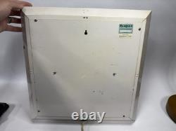 1960's Coca Cola Lighted Electric Wall Clock Sign Things Go Better With Coke C16