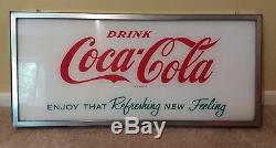 1960's Coca Cola Vintage Original Metal Sign Panel from Machine Westinghouse
