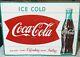 1960's Vintage Fishtail Coca-Cola Sign