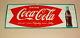 1960s COCA COLA METAL DISPLAY SIGN BEAUTIFUL CONDITION 31 BY 12 INCHES